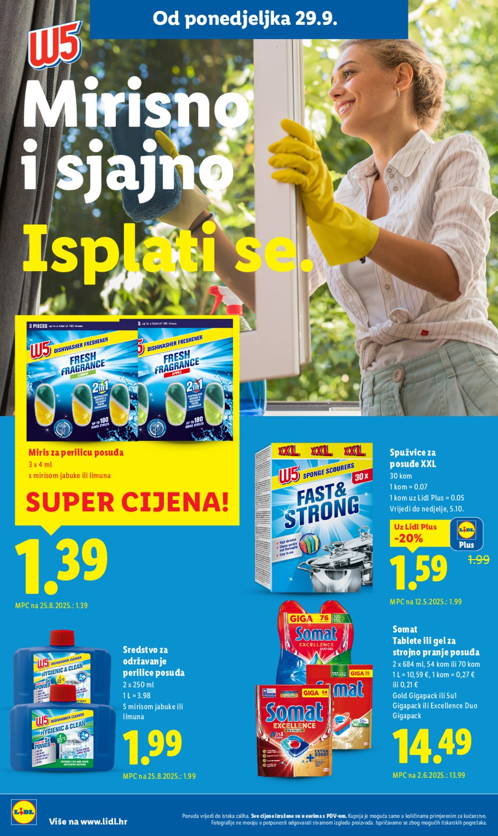 Lidl katalog Super ponuda od ponedjeljka 29.09. - 05.10.2025.