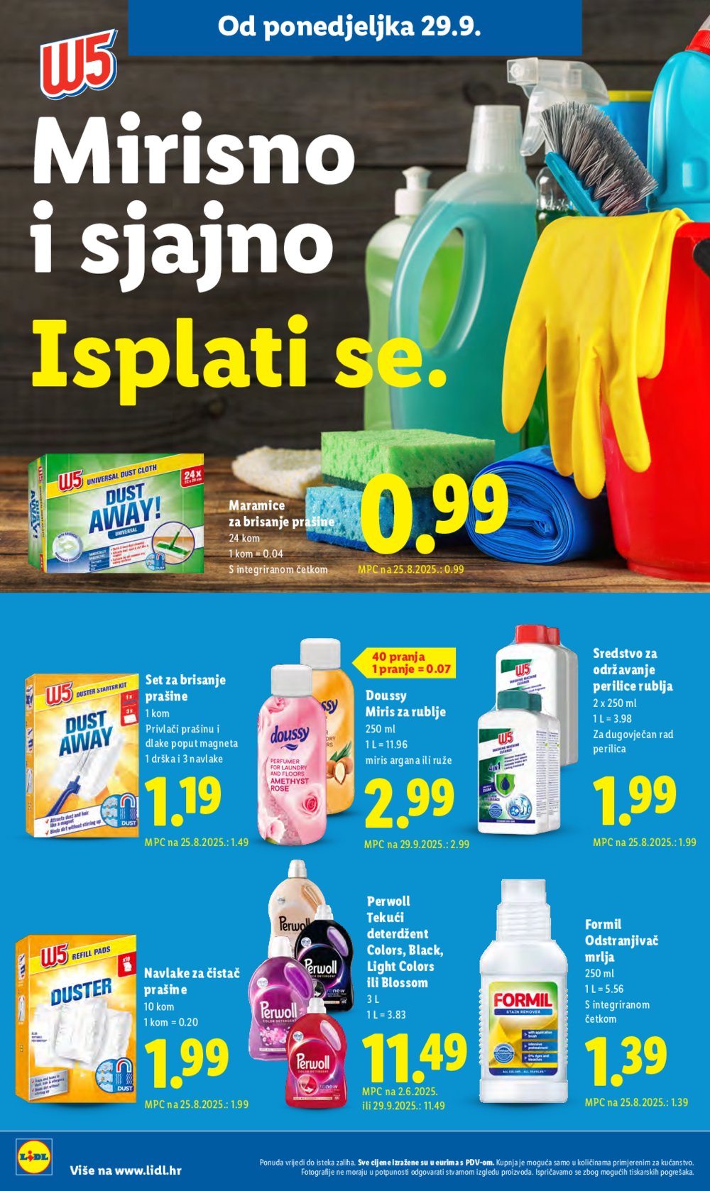 Lidl katalog Super ponuda od ponedjeljka 29.09. - 05.10.2025.