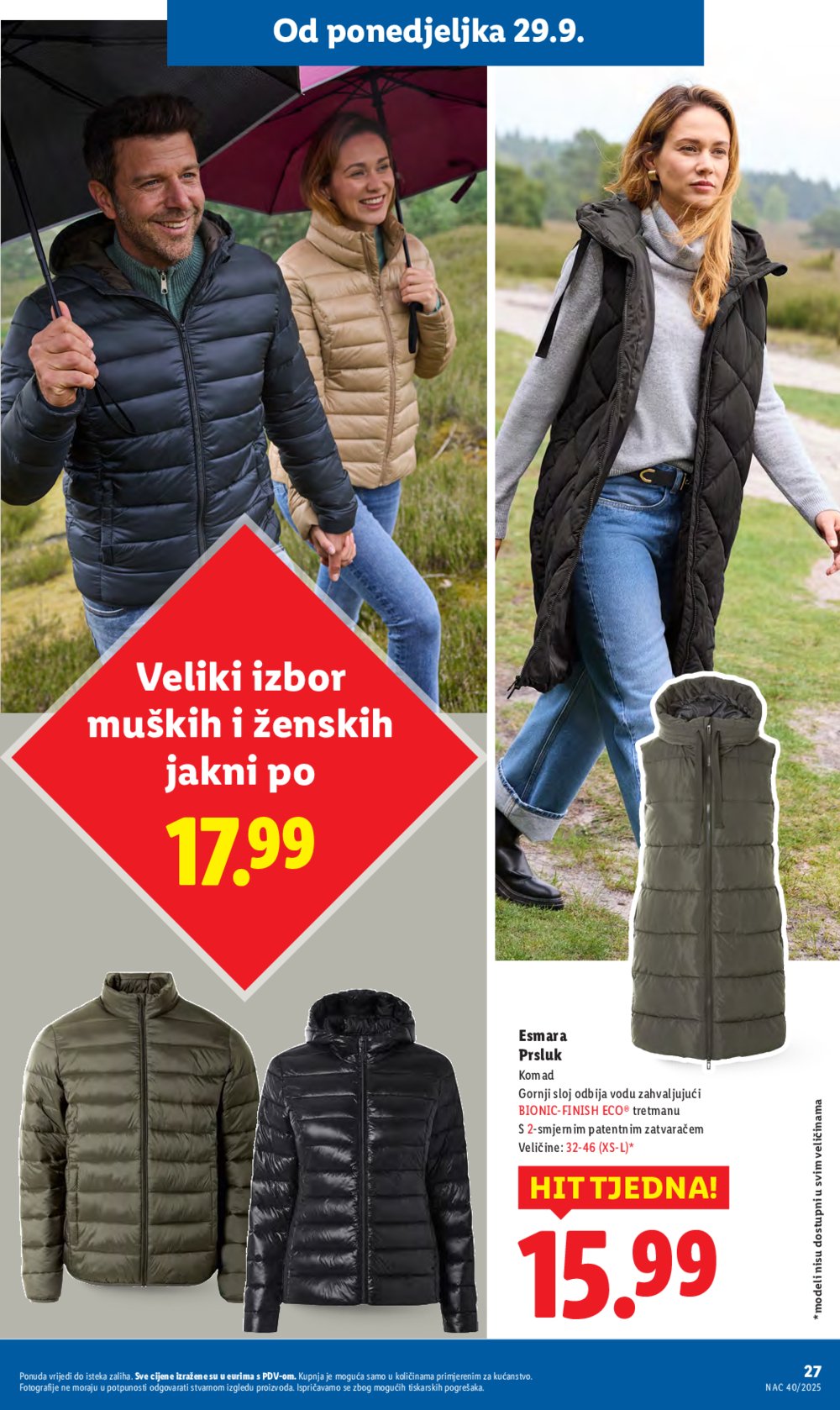 Lidl katalog Super ponuda od ponedjeljka 29.09. - 05.10.2025.