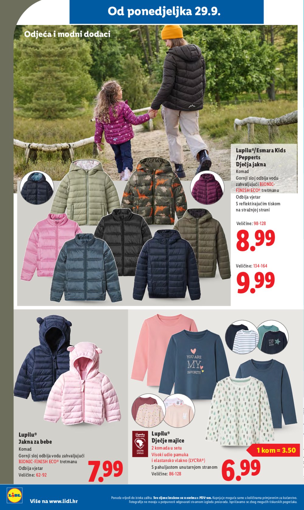 Lidl katalog Super ponuda od ponedjeljka 29.09. - 05.10.2025.
