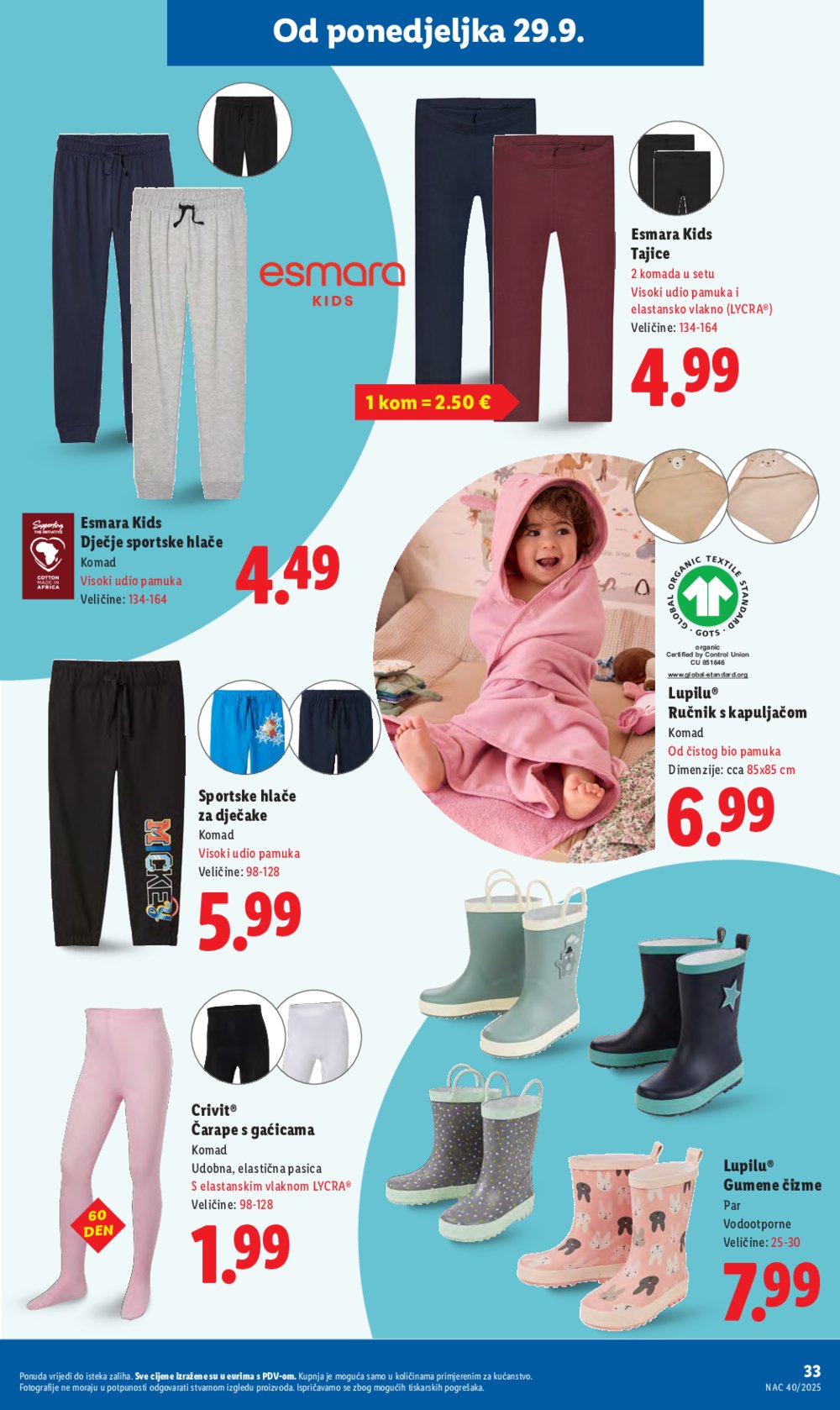 Lidl katalog Super ponuda od ponedjeljka 29.09. - 05.10.2025.