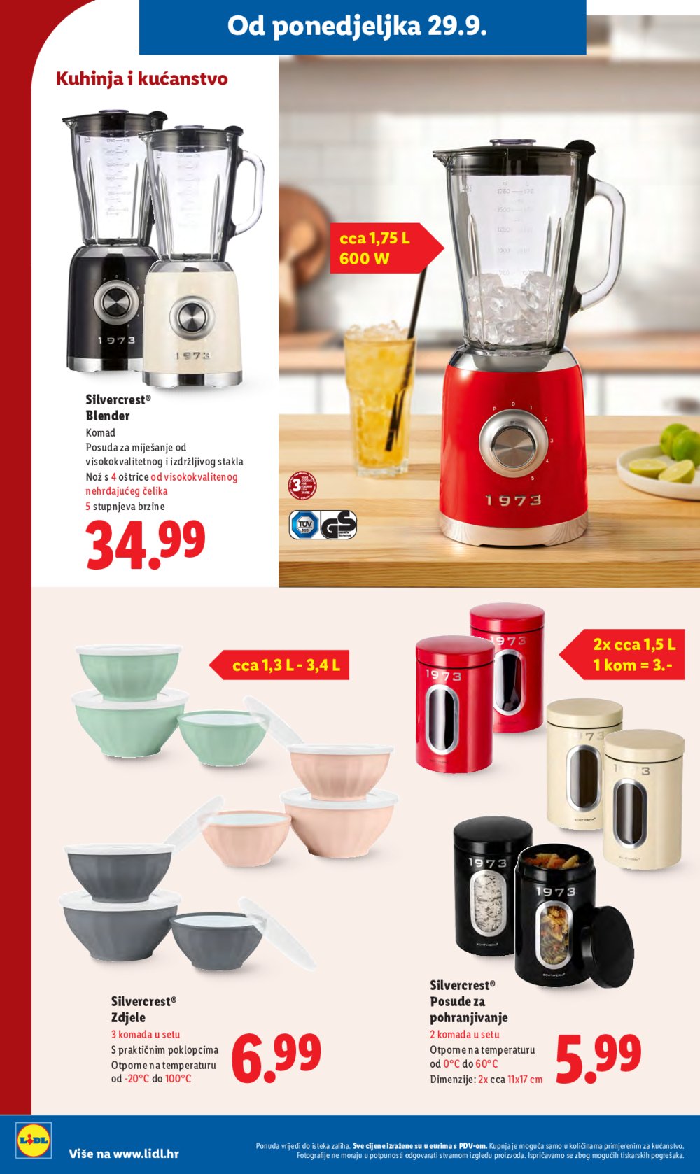 Lidl katalog Super ponuda od ponedjeljka 29.09. - 05.10.2025.