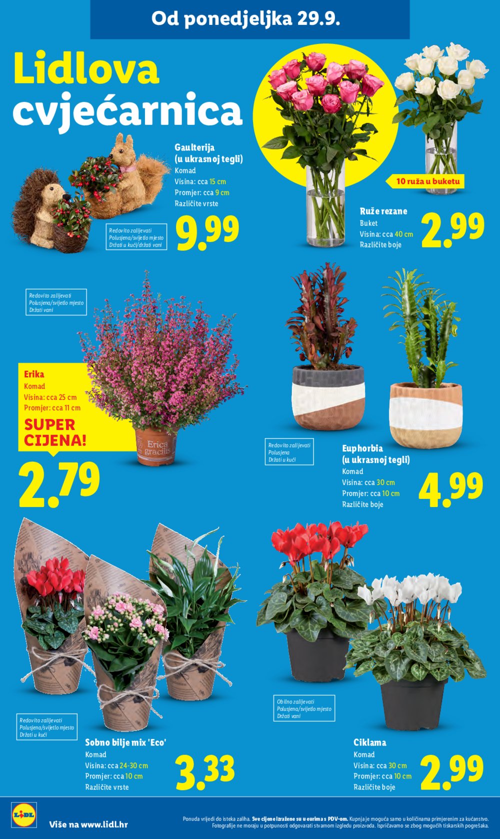 Lidl katalog Super ponuda od ponedjeljka 29.09. - 05.10.2025.