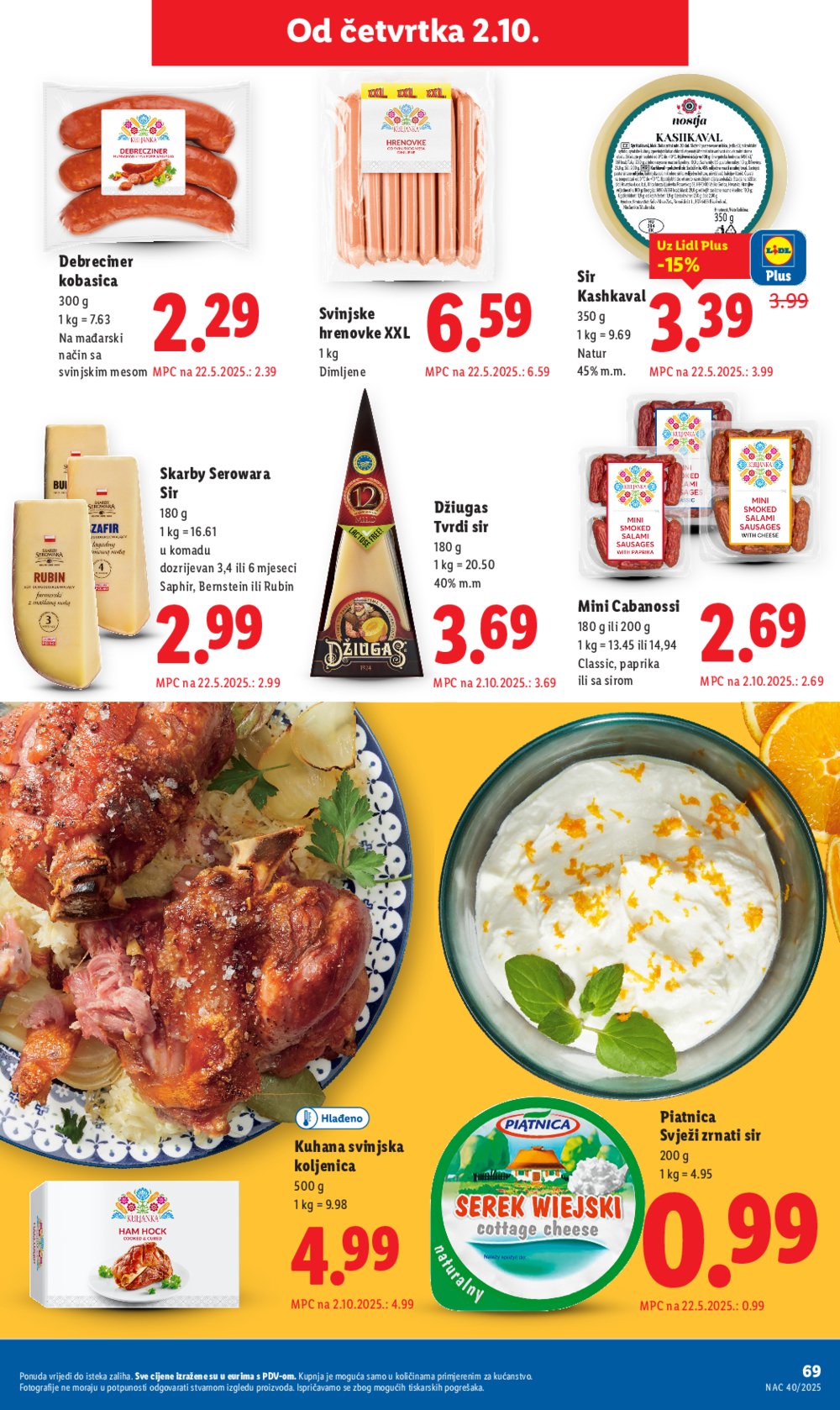 Lidl katalog Super ponuda od ponedjeljka 29.09. - 05.10.2025.