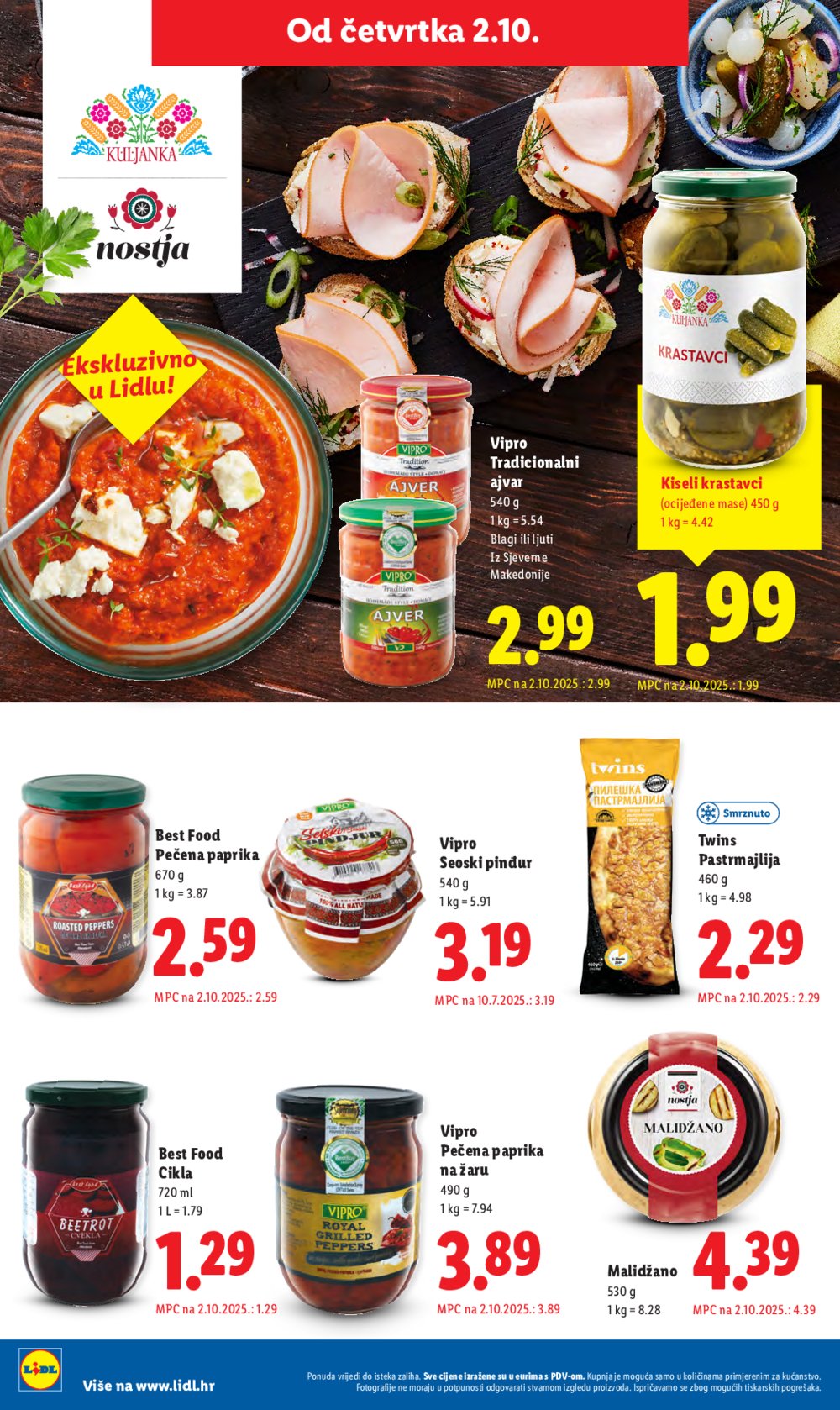 Lidl katalog Super ponuda od ponedjeljka 29.09. - 05.10.2025.