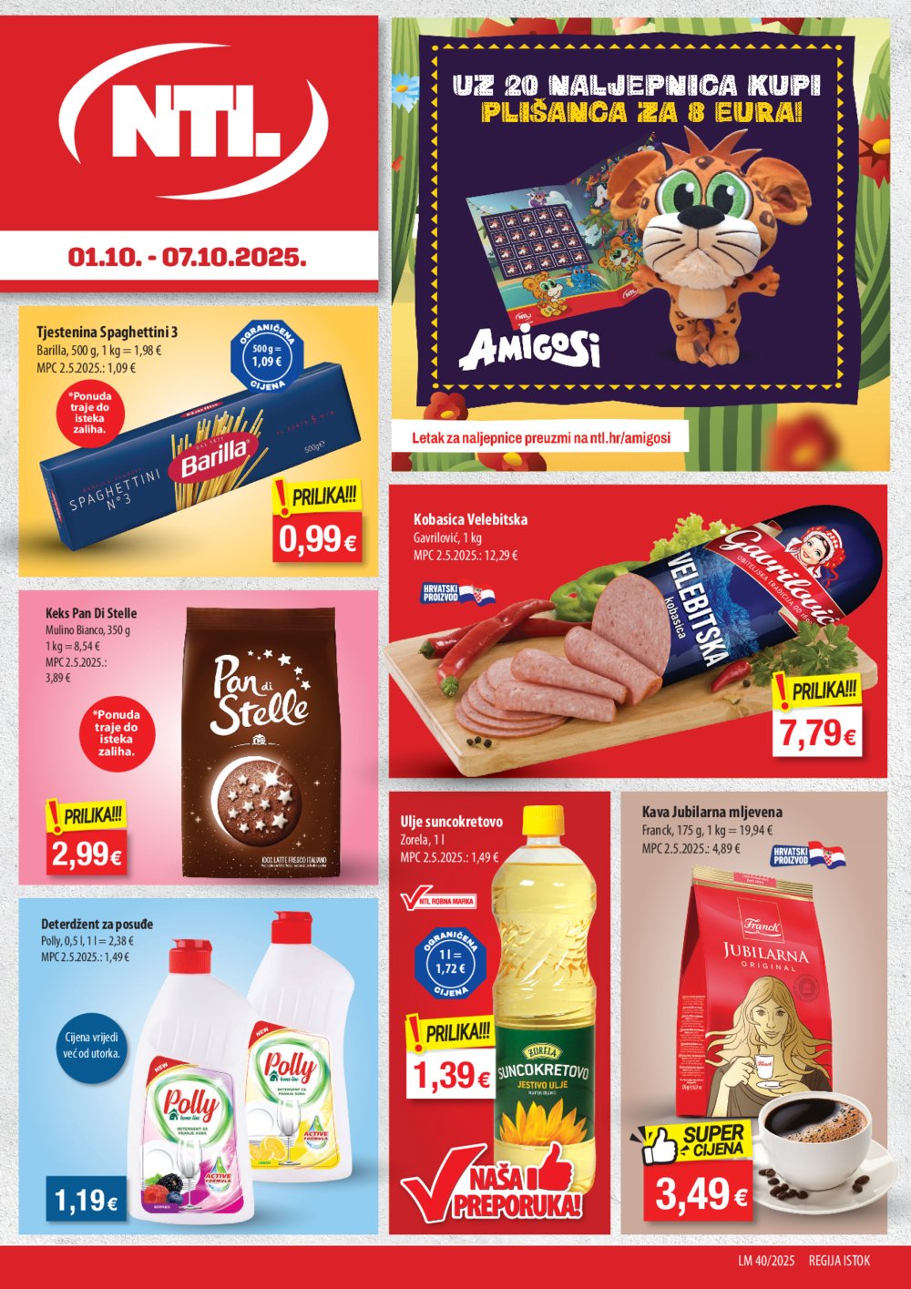 NTL katalog Akcija 01.10. - 07.10.2025. Istok