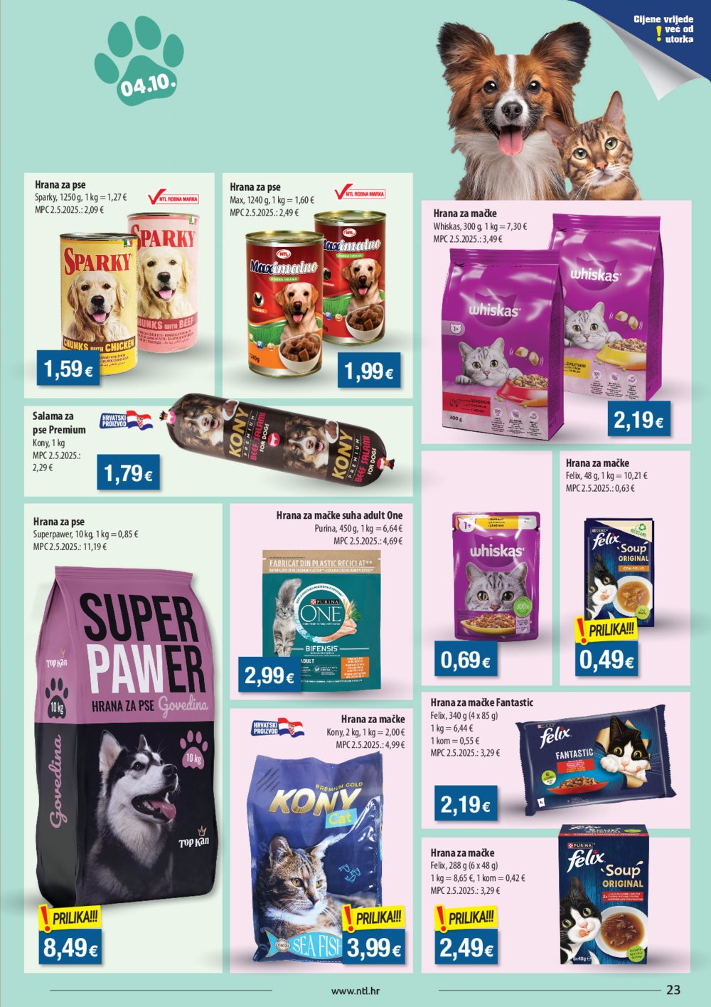 NTL katalog Akcija 01.10. - 07.10.2025. Istok