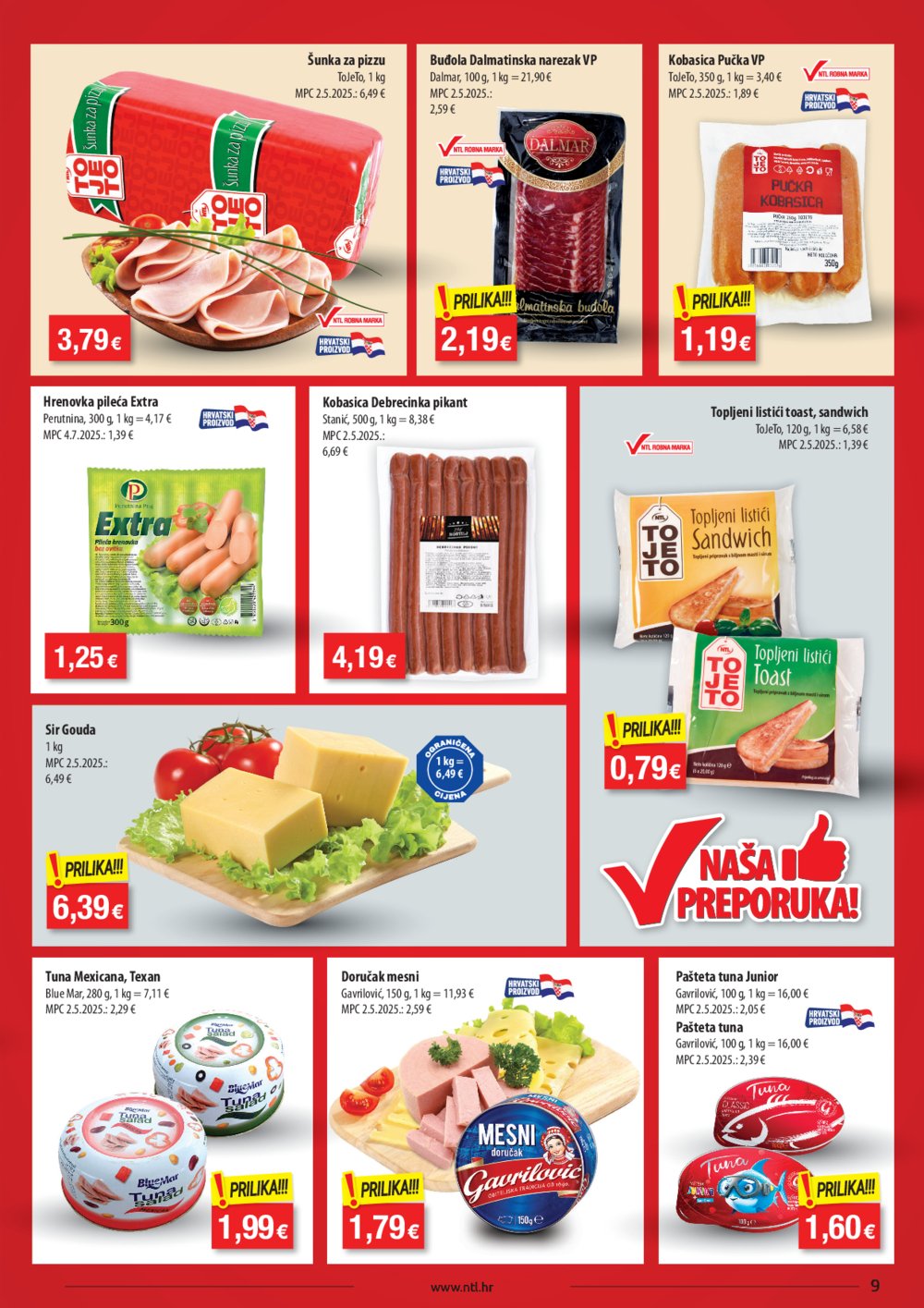 NTL katalog Akcija 01.10. - 07.10.2025. Istok