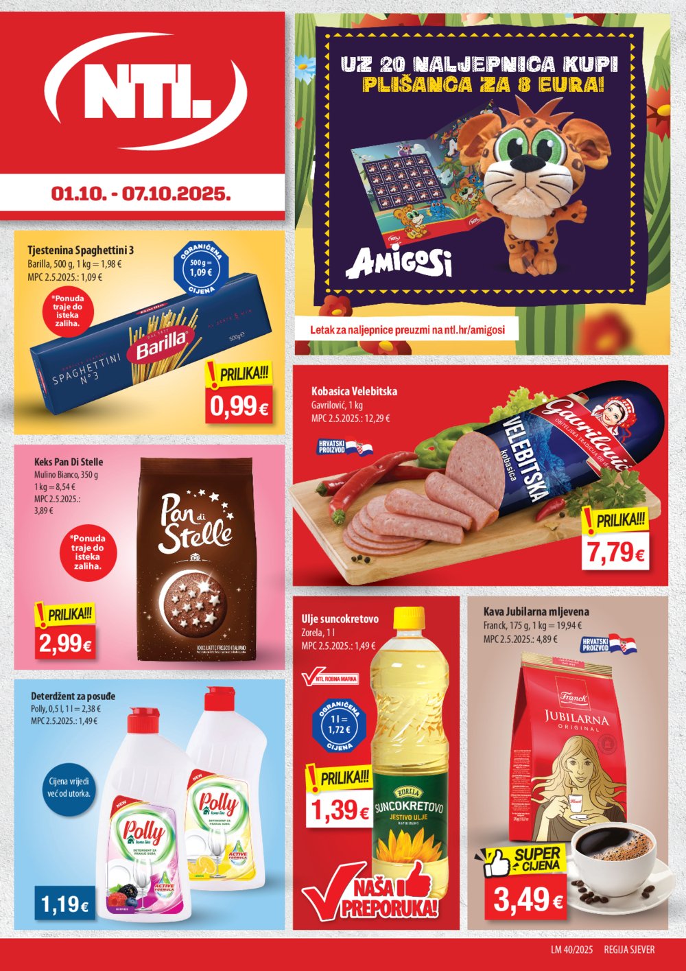 NTL katalog Akcija 01.10. - 07.10.2025. Sjever