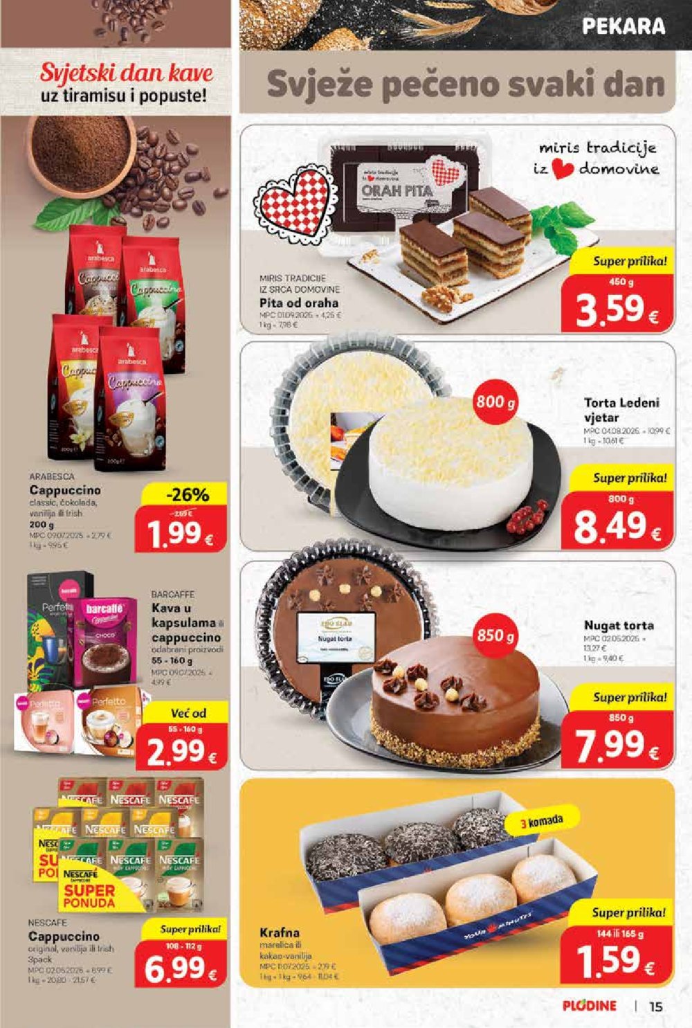 Plodine katalog Akcija 01.10. - 07.10.2025.