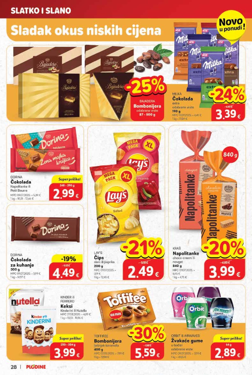 Plodine katalog Akcija 01.10. - 07.10.2025.