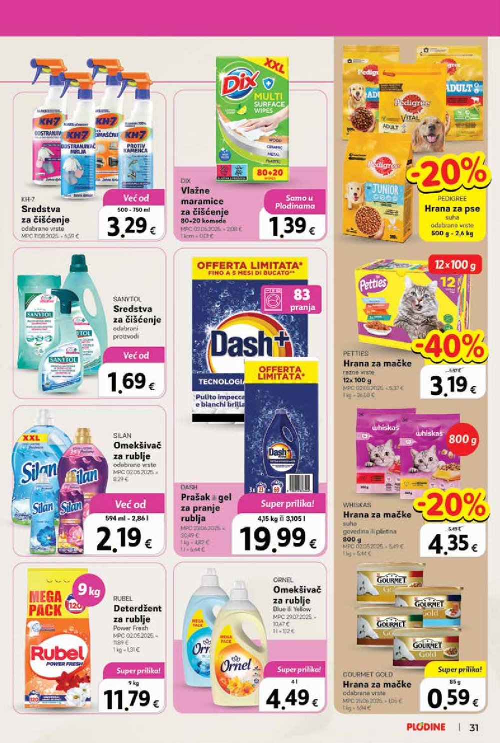 Plodine katalog Akcija 01.10. - 07.10.2025.