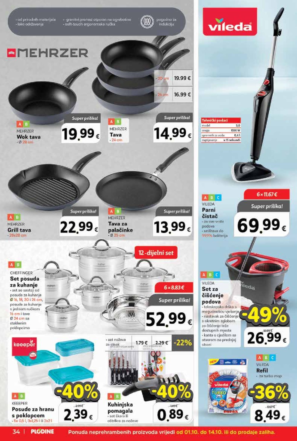 Plodine katalog Akcija 01.10. - 07.10.2025.