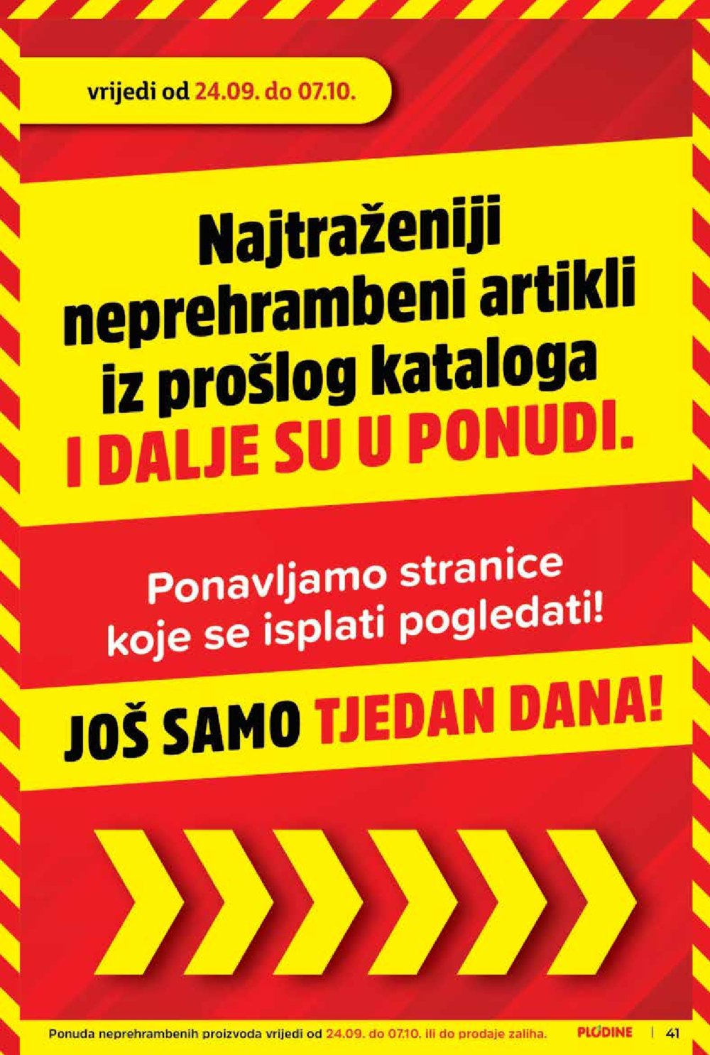Plodine katalog Akcija 01.10. - 07.10.2025.