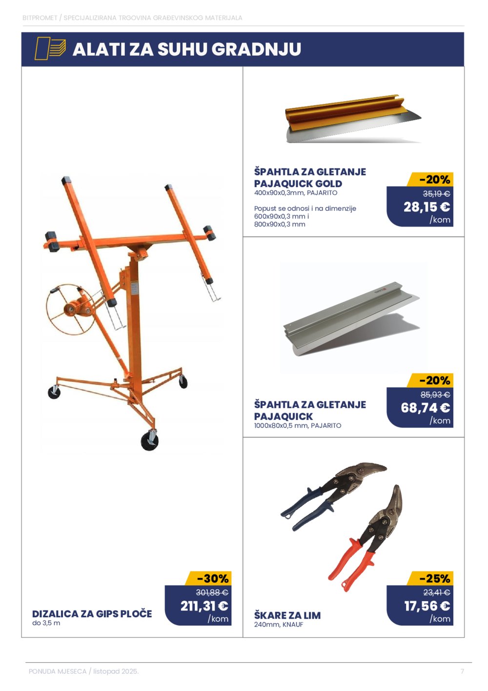 Bit promet katalog Akcija 01.10. - 31.10.2025.