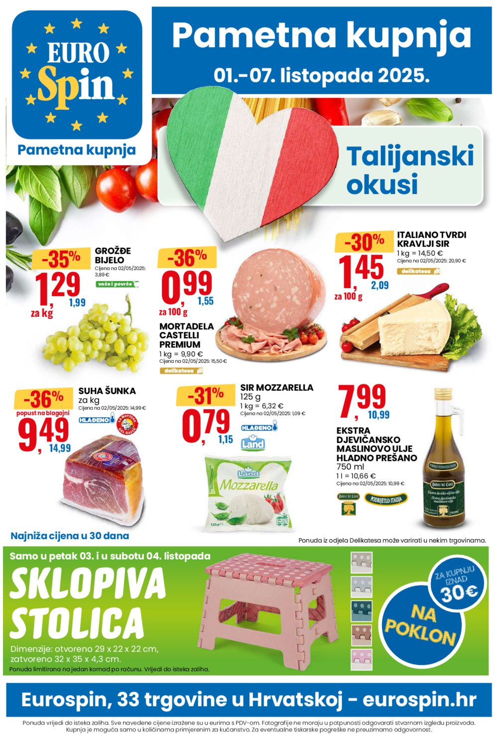 Eurospin katalog Pametna kupnja 01.10. - 07.10.2025.