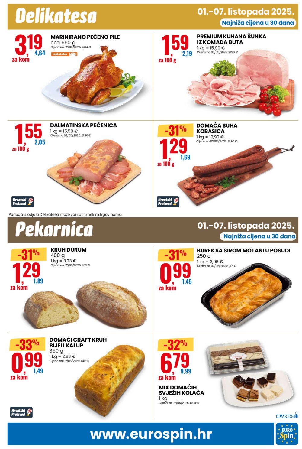 Eurospin katalog Pametna kupnja 01.10. - 07.10.2025.