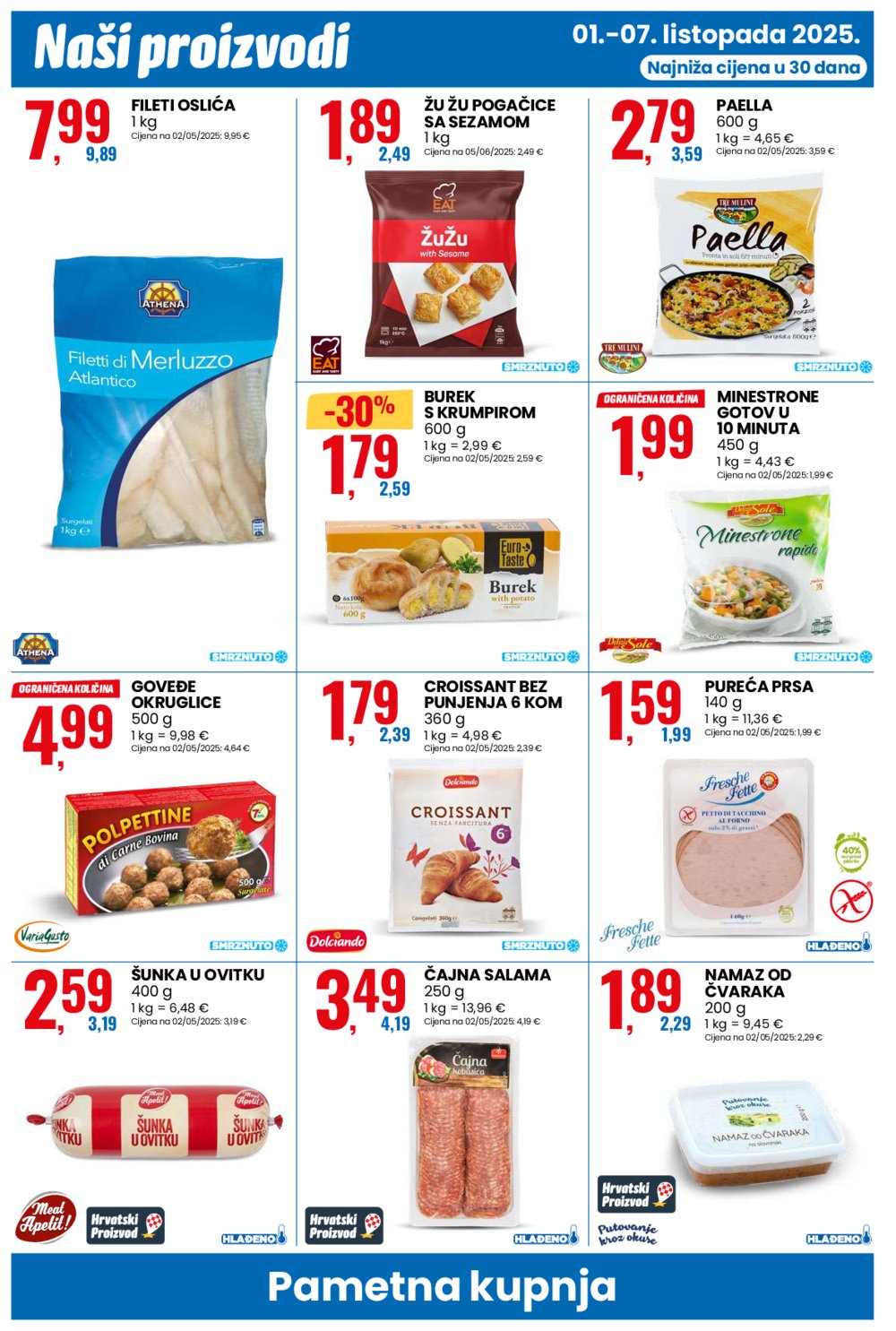 Eurospin katalog Pametna kupnja 01.10. - 07.10.2025.