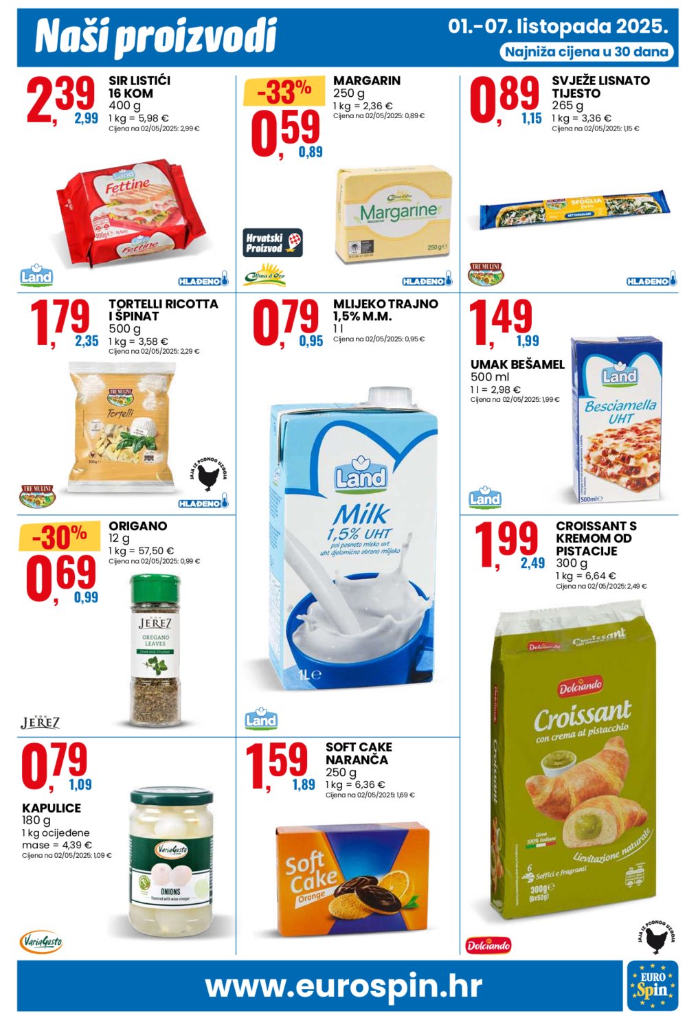 Eurospin katalog Pametna kupnja 01.10. - 07.10.2025.
