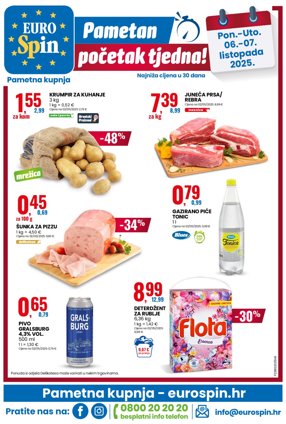Eurospin katalog Pametna kupnja 01.10. - 07.10.2025.