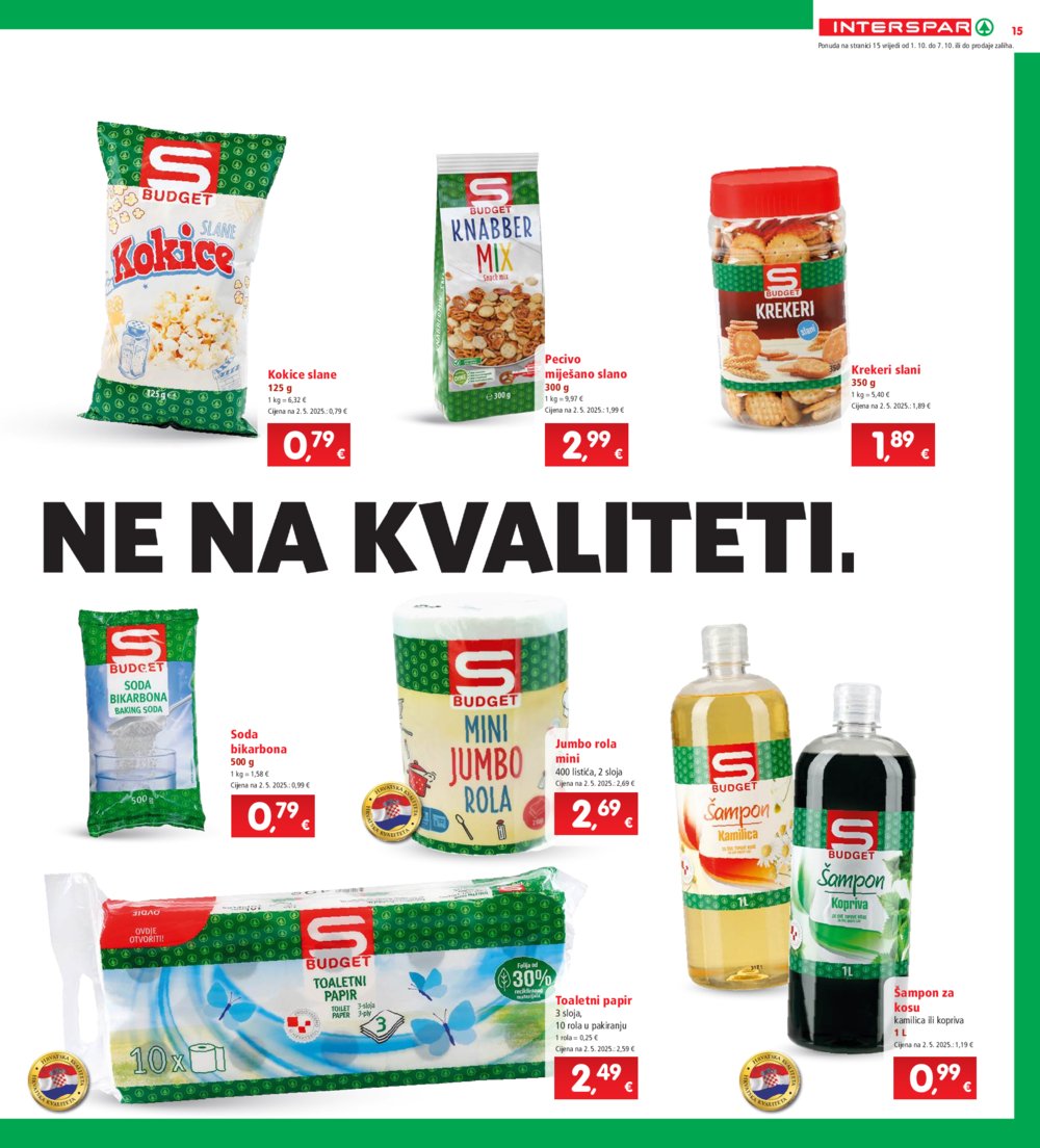 INTERSPAR katalog Akcija 01.10.-07. 10.2025.