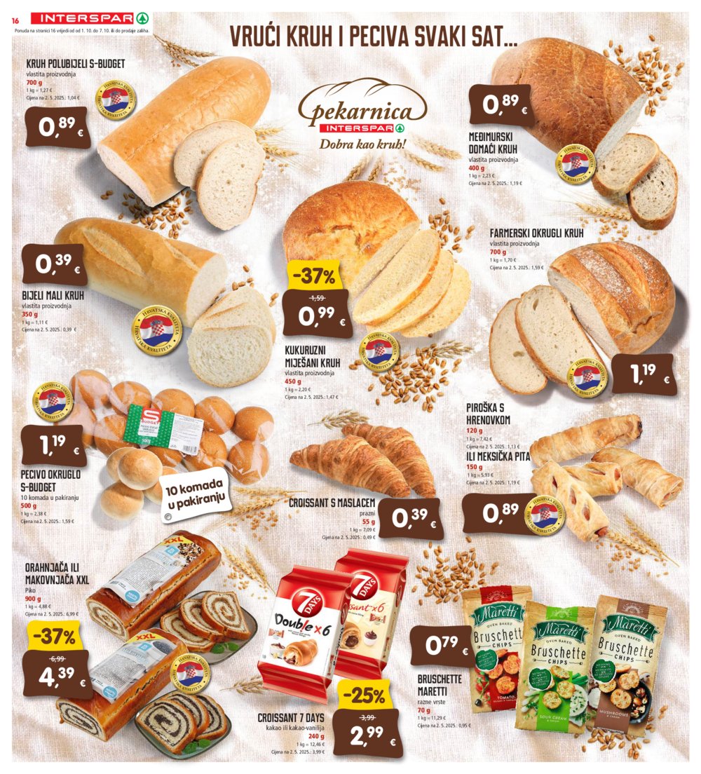 INTERSPAR katalog Akcija 01.10.-07. 10.2025.