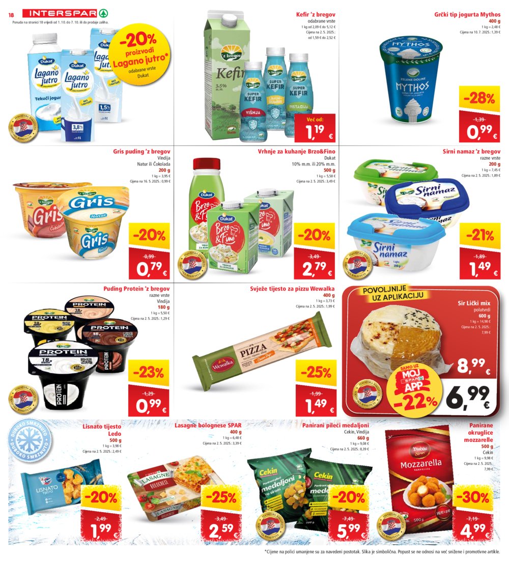 INTERSPAR katalog Akcija 01.10.-07. 10.2025.