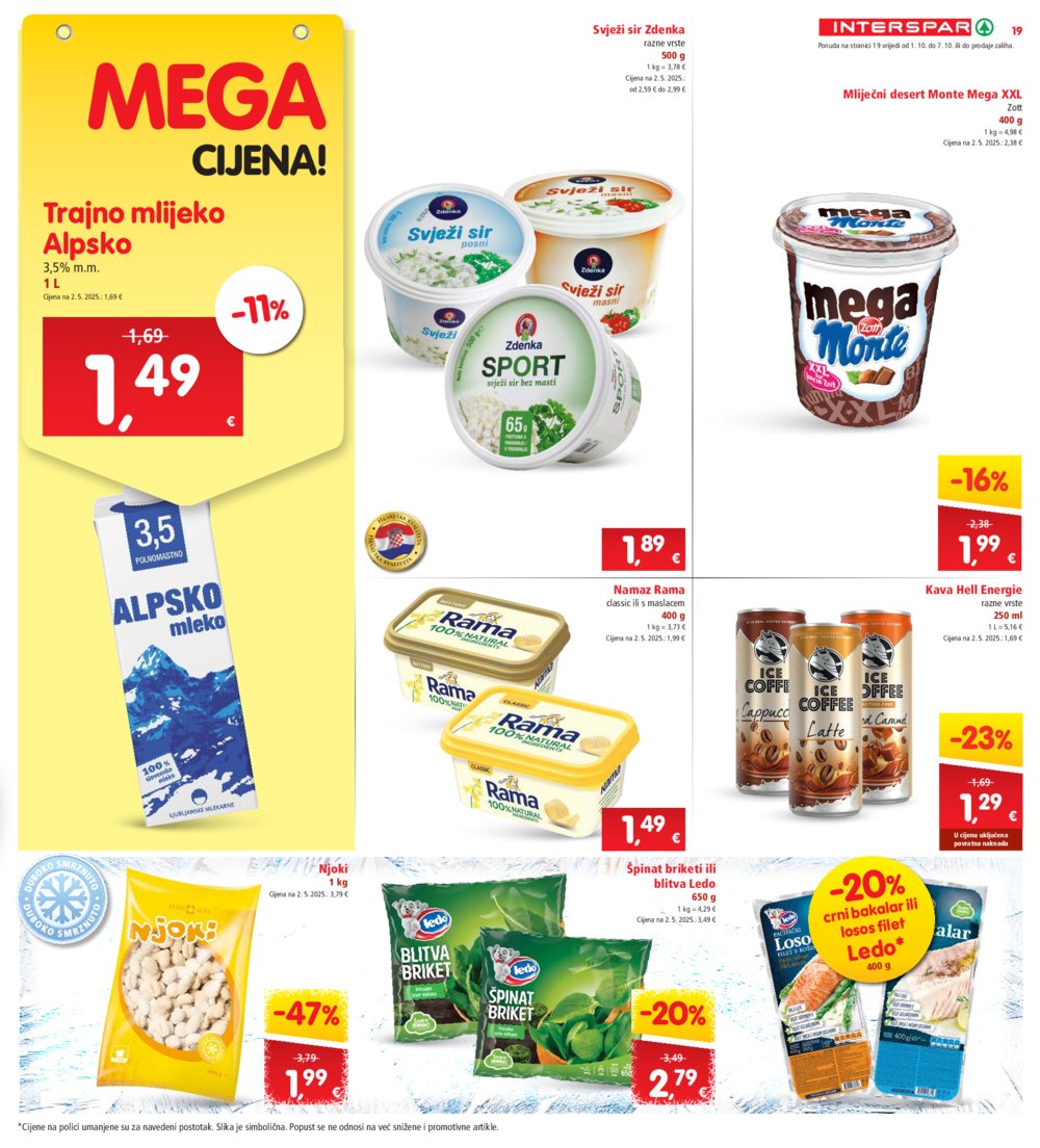 INTERSPAR katalog Akcija 01.10.-07. 10.2025.