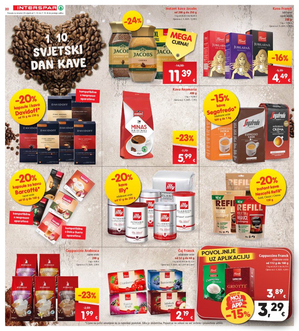 INTERSPAR katalog Akcija 01.10.-07. 10.2025.