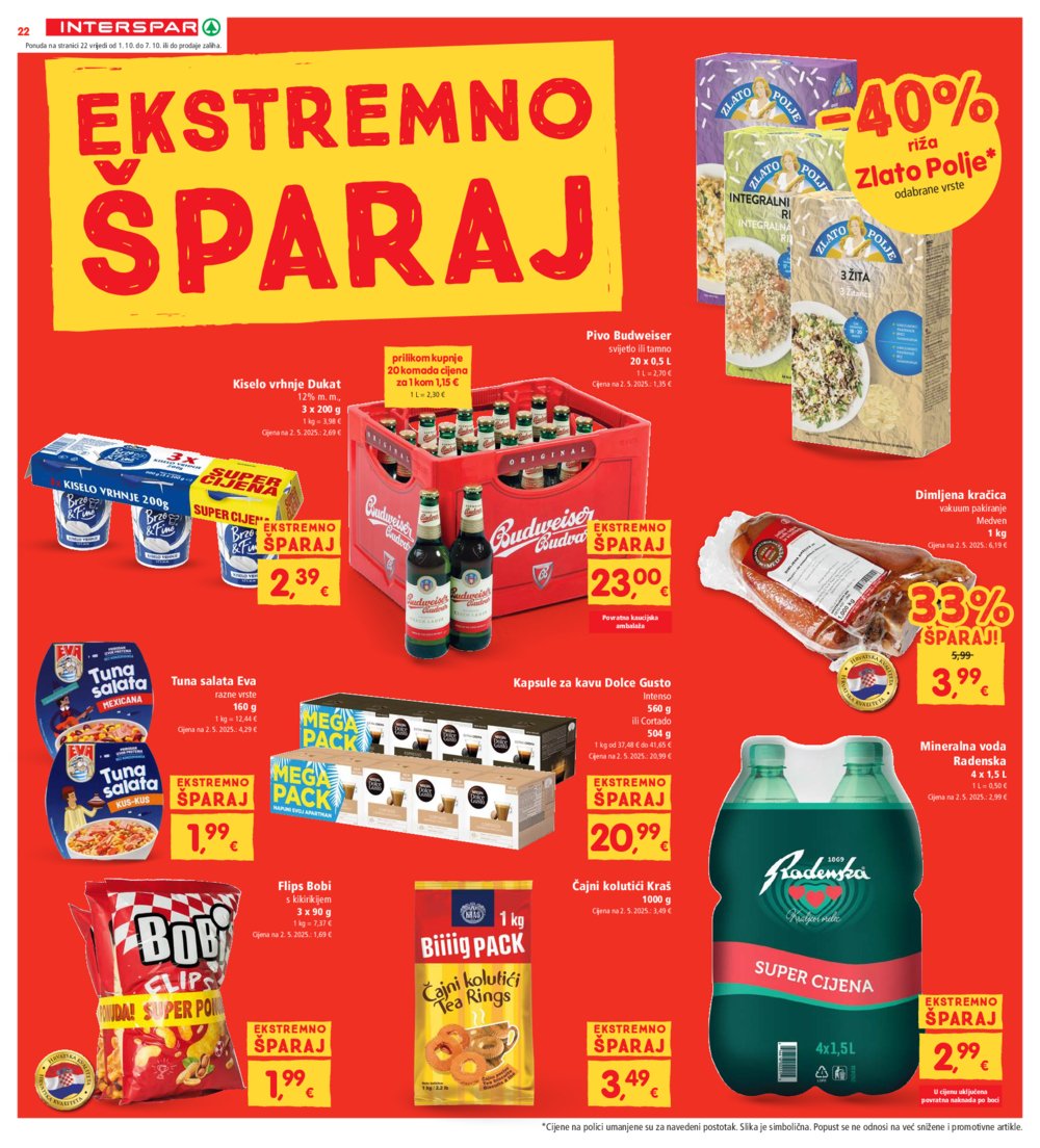 INTERSPAR katalog Akcija 01.10.-07. 10.2025.