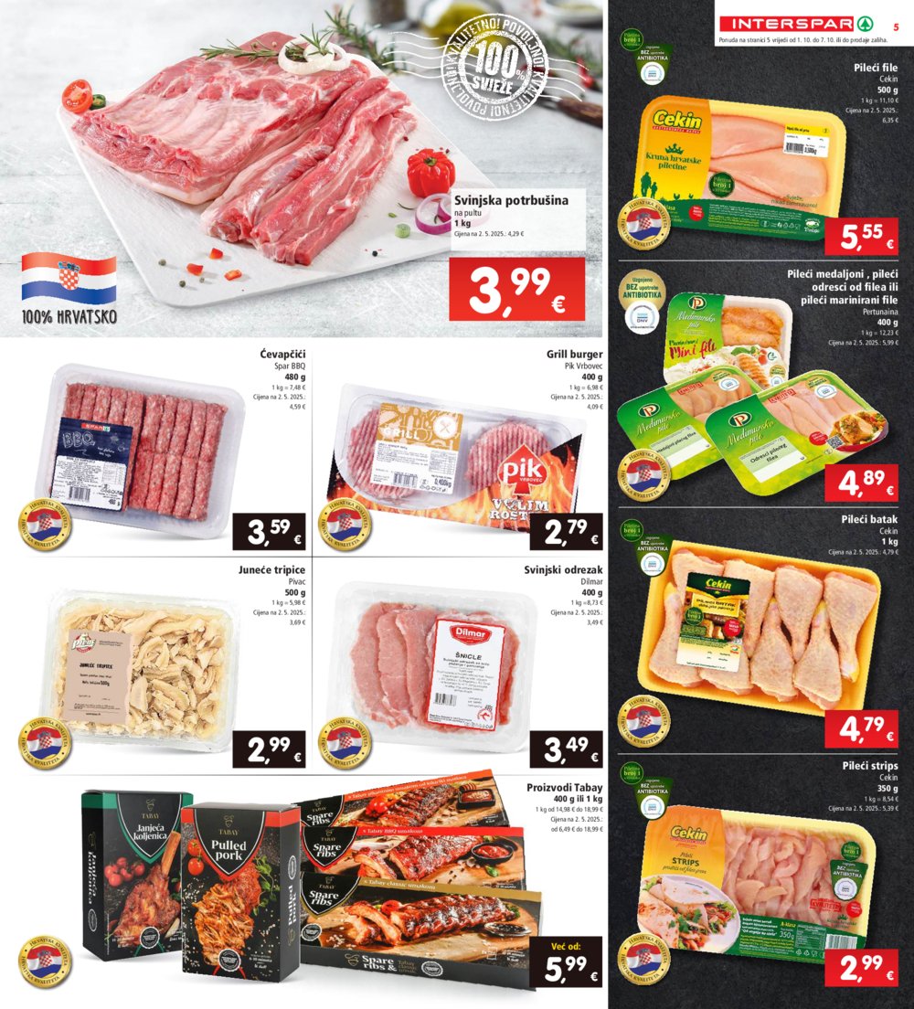 INTERSPAR katalog Akcija 01.10.-07. 10.2025.