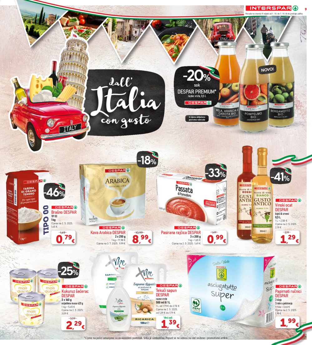 INTERSPAR katalog Akcija 01.10.-07. 10.2025.
