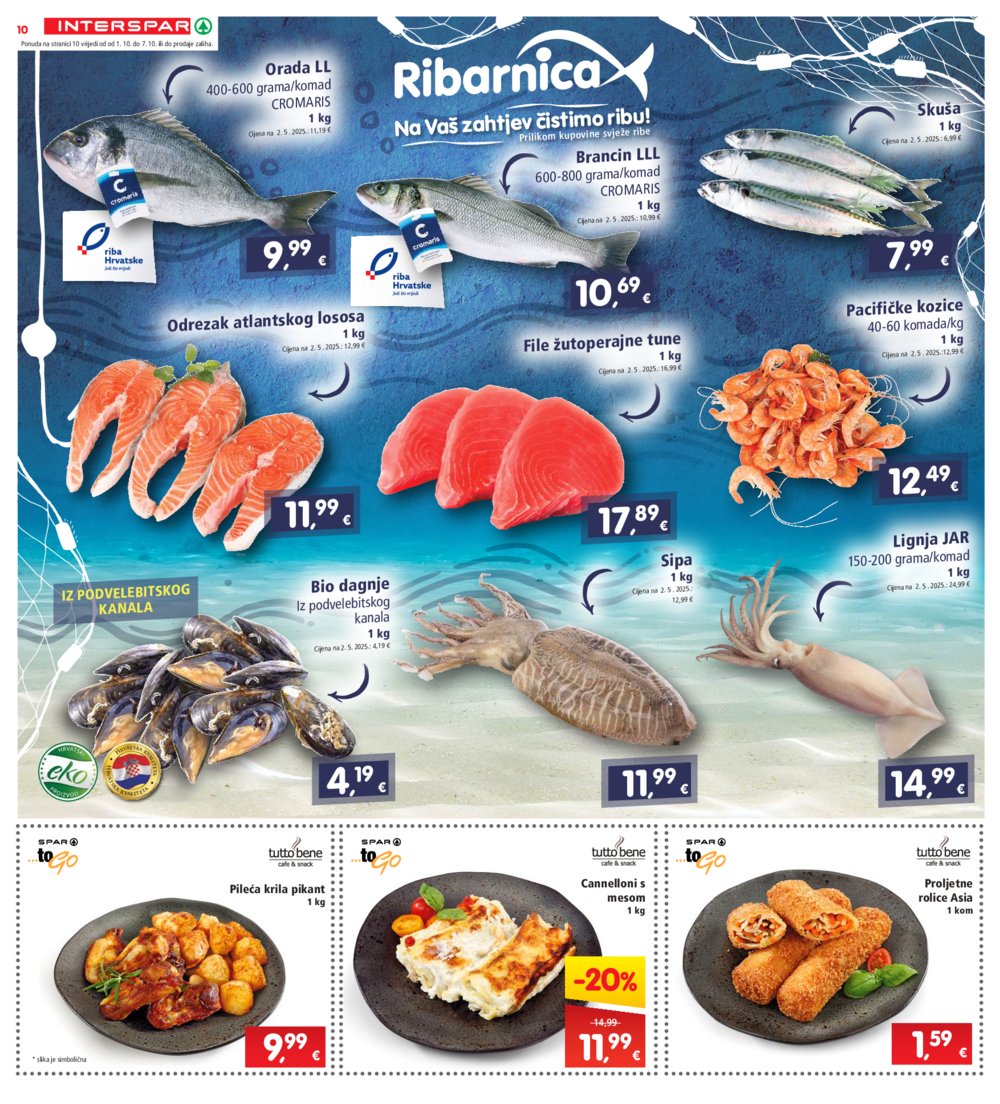INTERSPAR katalog Akcija 01.10.-07. 10.2025.