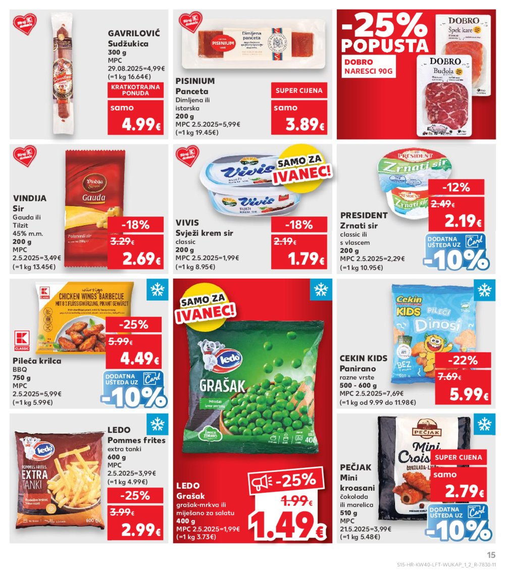 Kaufland katalog Akcija 01.10.-07.10.2025. Ivanec