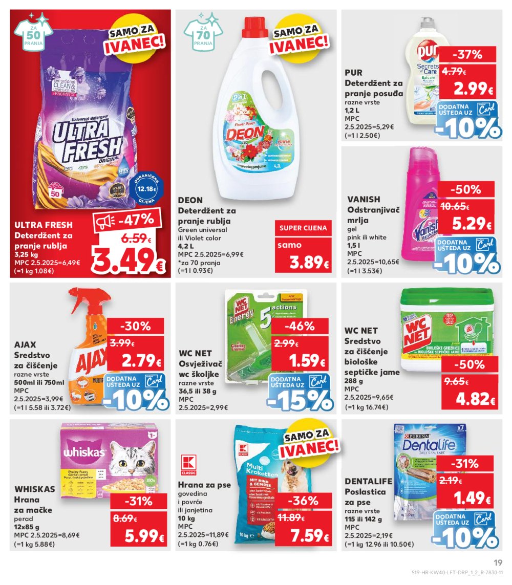 Kaufland katalog Akcija 01.10.-07.10.2025. Ivanec