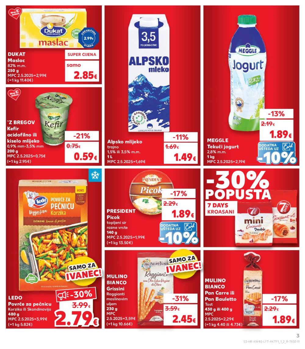 Kaufland katalog Akcija 01.10.-07.10.2025. Ivanec
