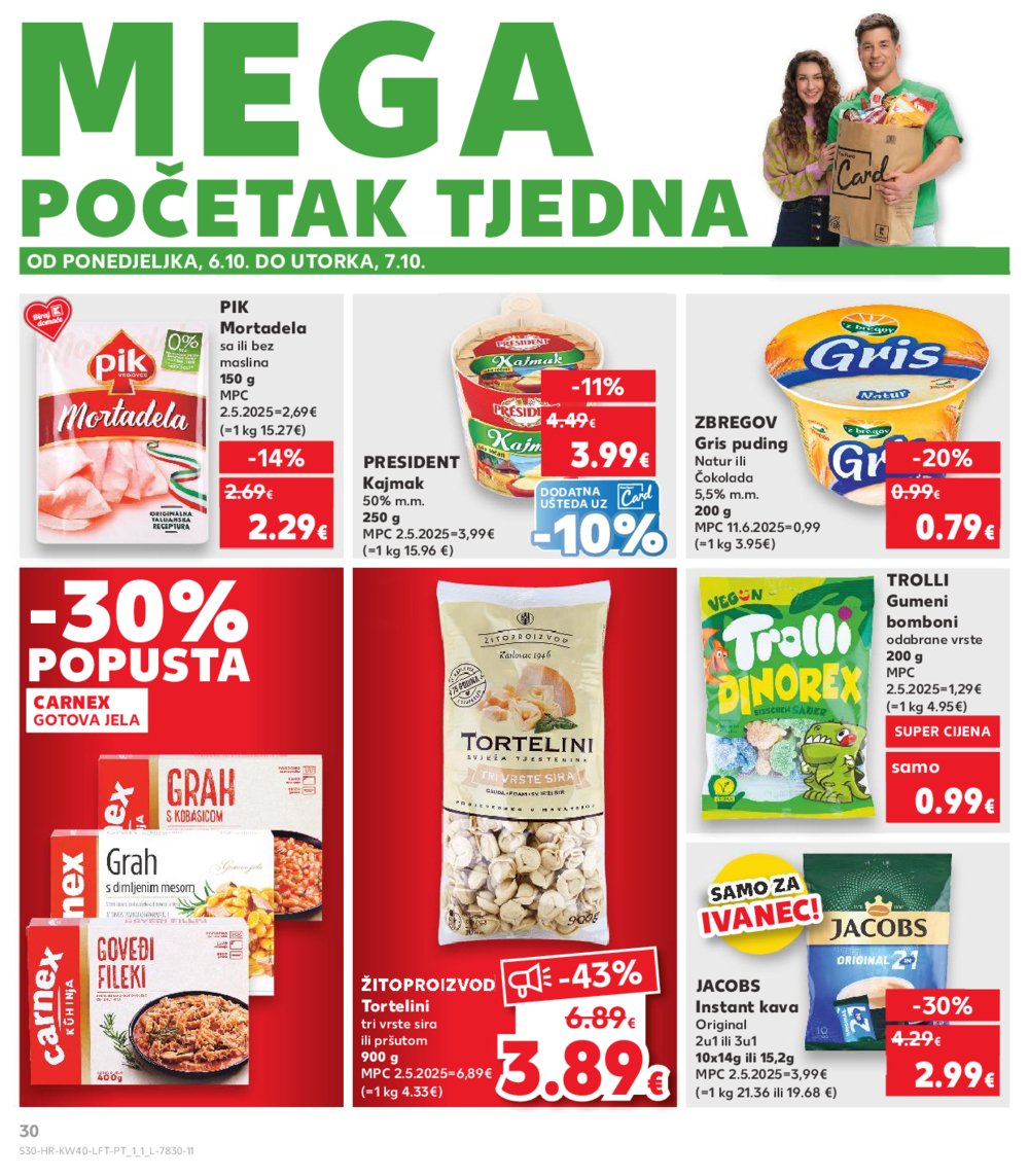 Kaufland katalog Akcija 01.10.-07.10.2025. Ivanec