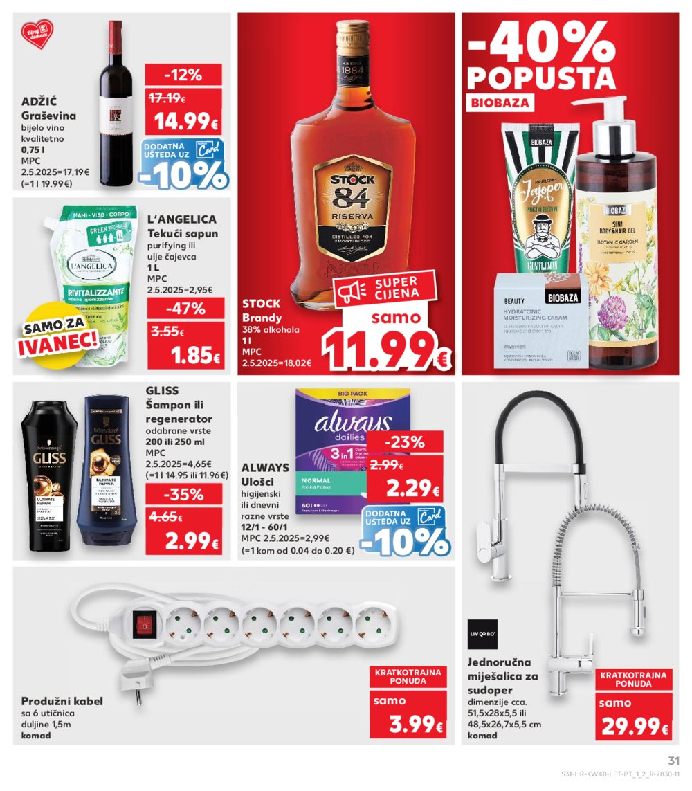 Kaufland katalog Akcija 01.10.-07.10.2025. Ivanec