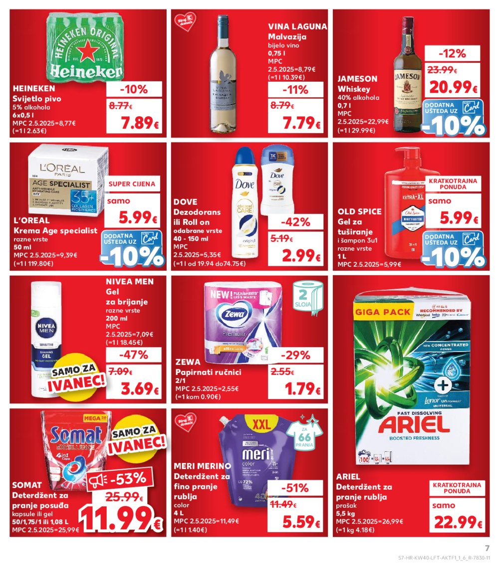 Kaufland katalog Akcija 01.10.-07.10.2025. Ivanec