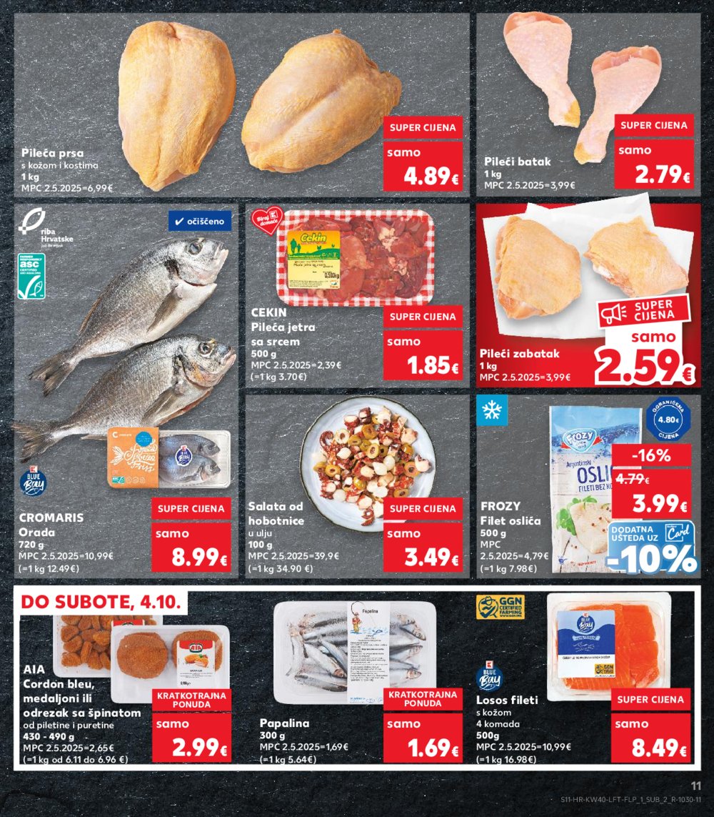 Kaufland katalog Akcija 01.10.-07.10.2025. Odabrane poslovnice