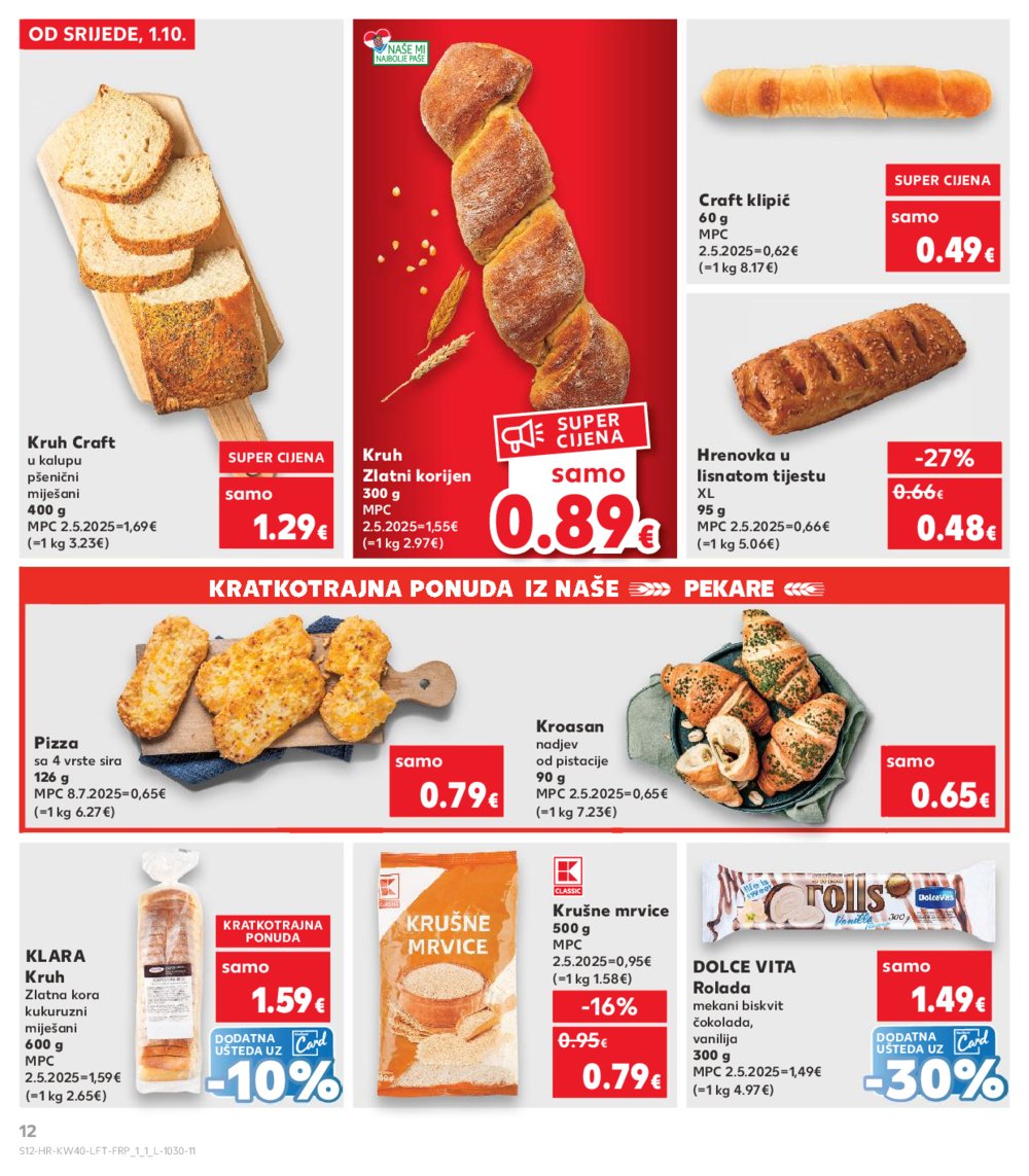 Kaufland katalog Akcija 01.10.-07.10.2025. Odabrane poslovnice