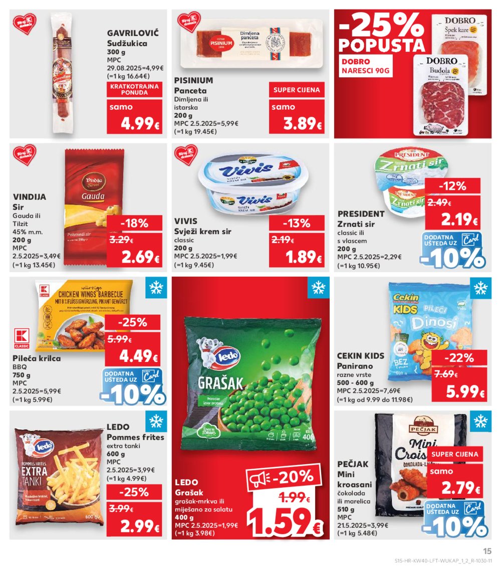 Kaufland katalog Akcija 01.10.-07.10.2025. Odabrane poslovnice