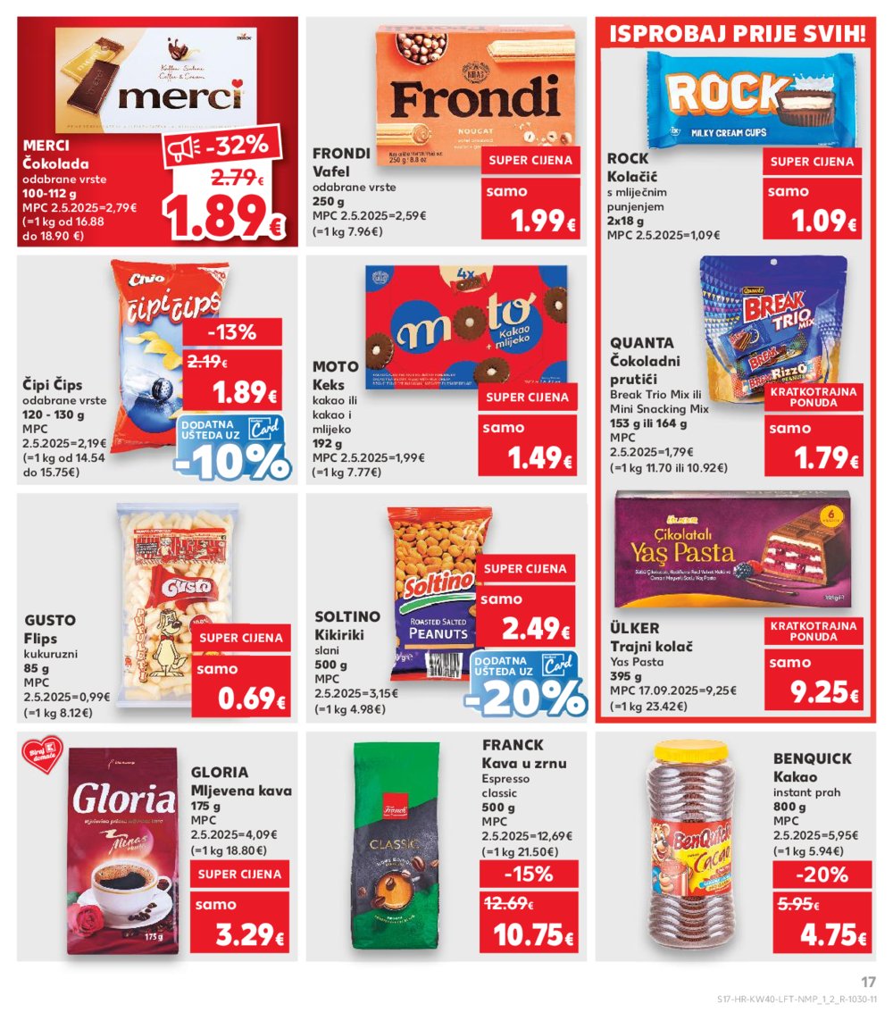 Kaufland katalog Akcija 01.10.-07.10.2025. Odabrane poslovnice