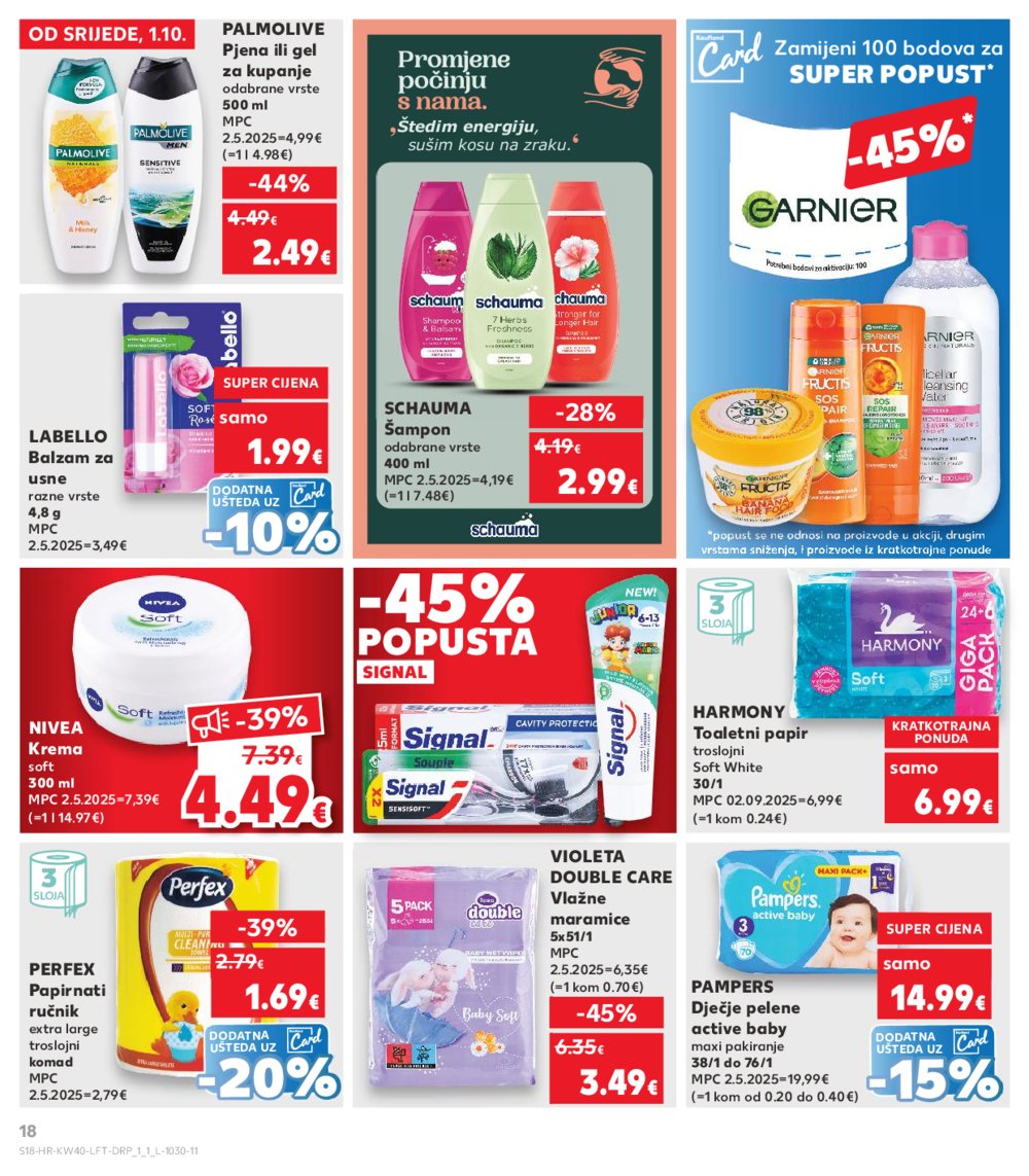 Kaufland katalog Akcija 01.10.-07.10.2025. Odabrane poslovnice