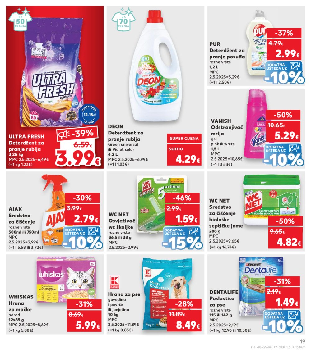 Kaufland katalog Akcija 01.10.-07.10.2025. Odabrane poslovnice