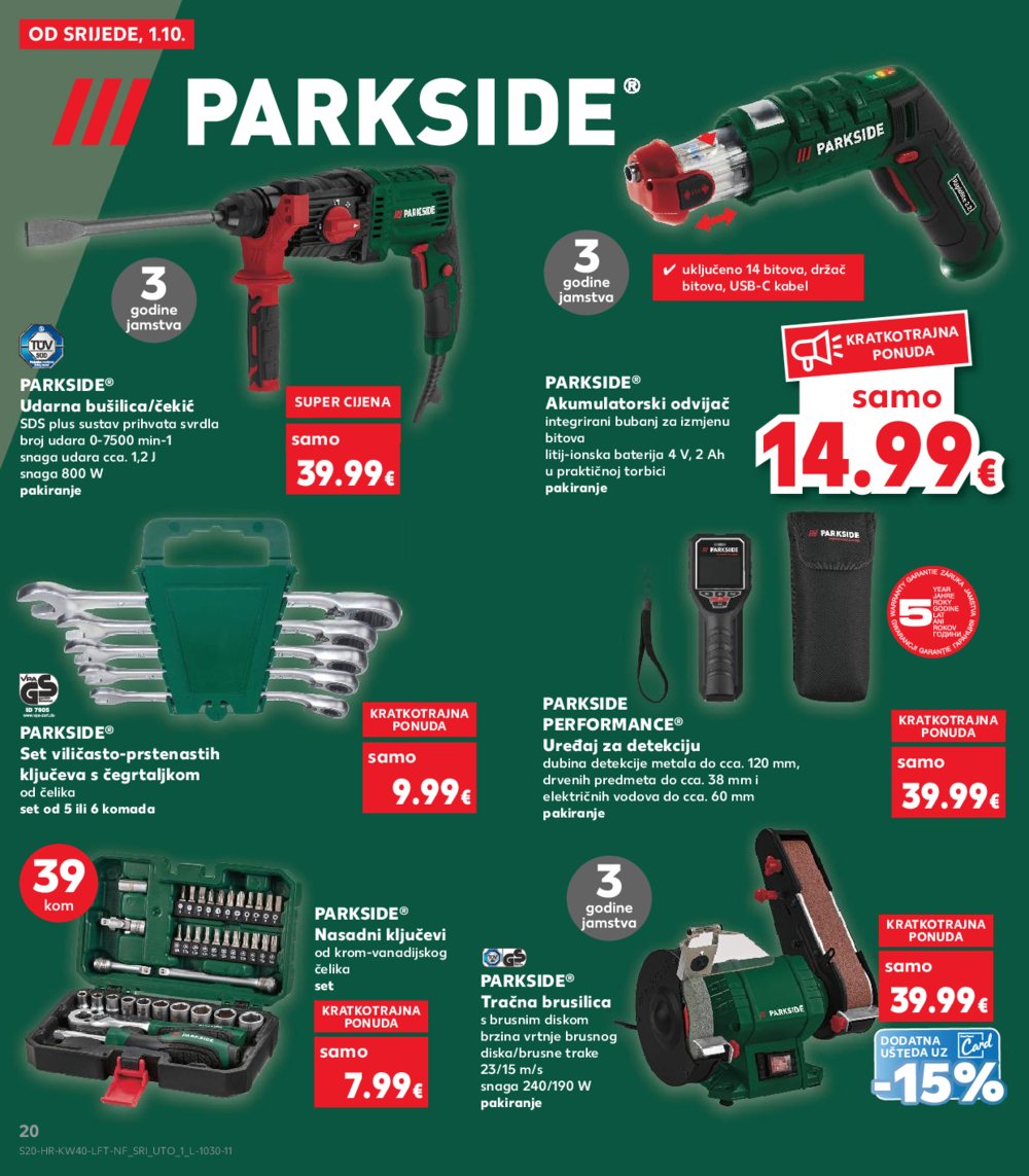 Kaufland katalog Akcija 01.10.-07.10.2025. Odabrane poslovnice