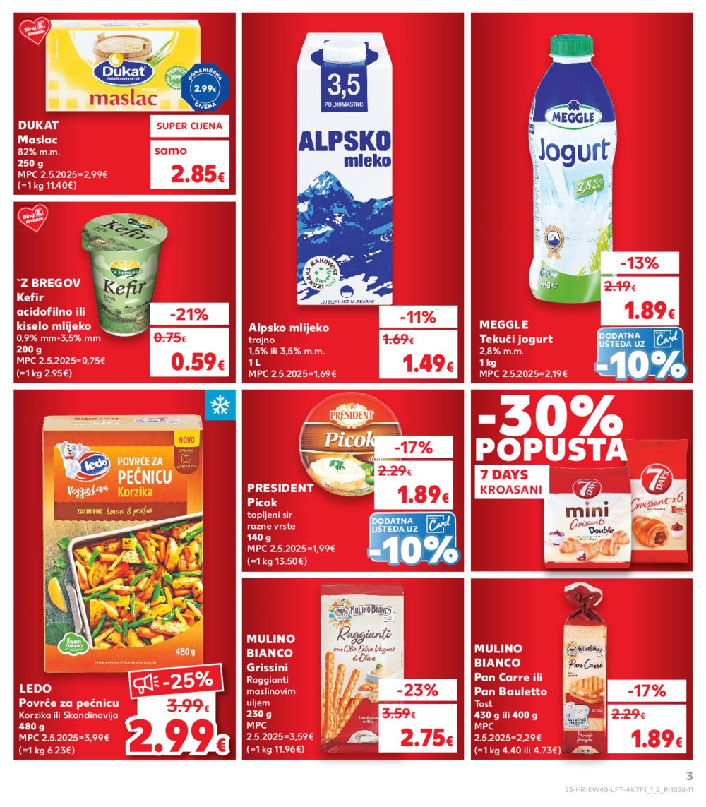 Kaufland katalog Akcija 01.10.-07.10.2025. Odabrane poslovnice