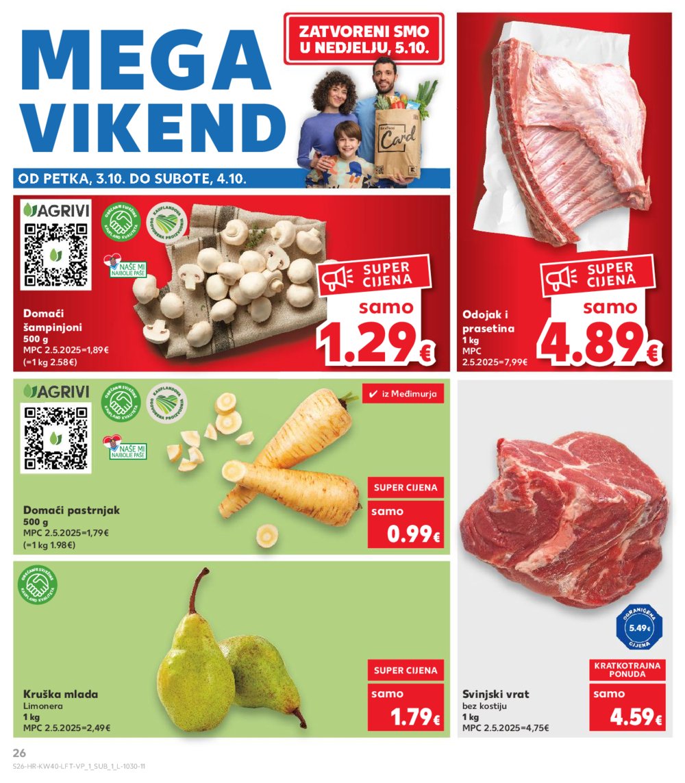Kaufland katalog Akcija 01.10.-07.10.2025. Odabrane poslovnice