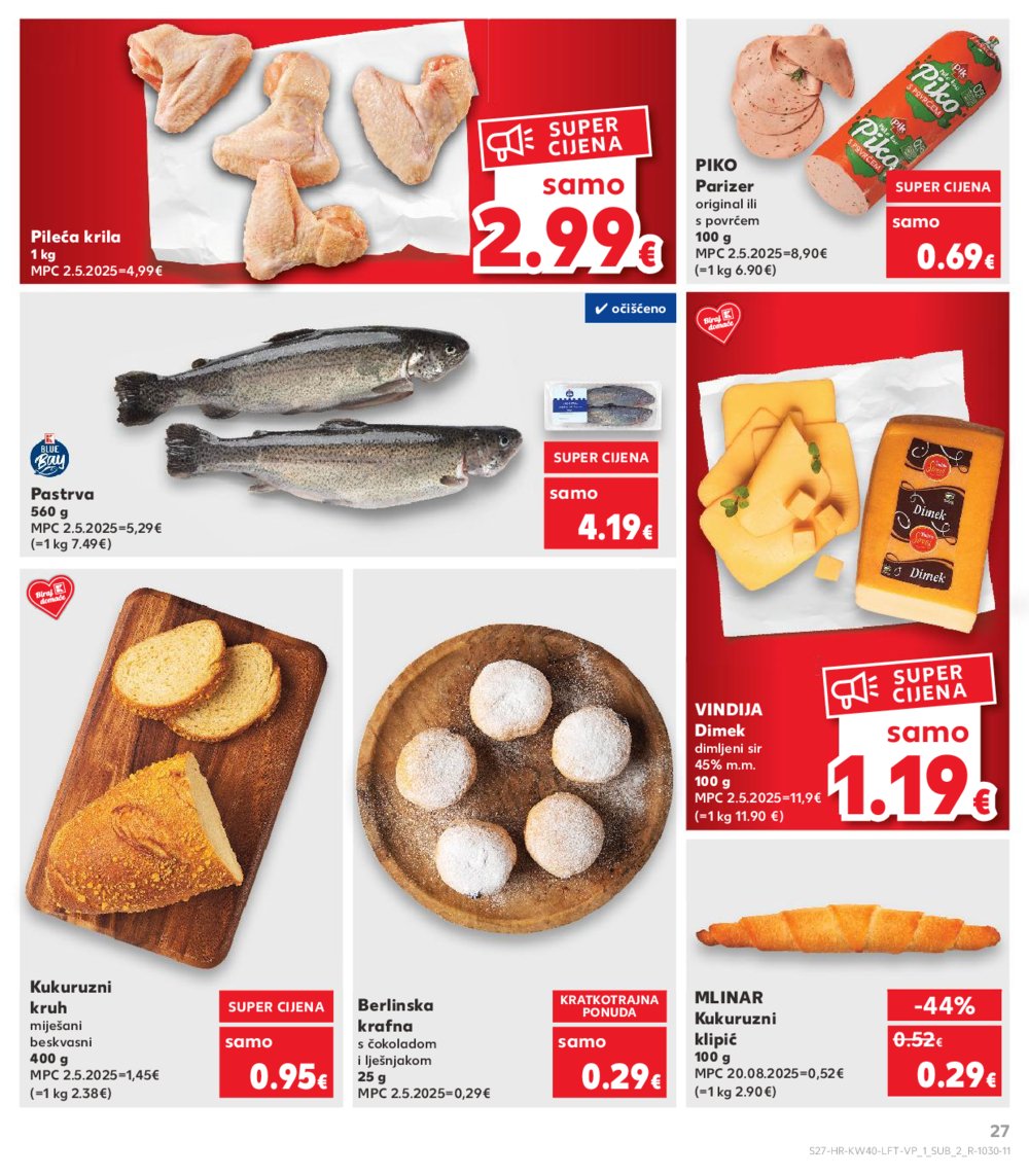 Kaufland katalog Akcija 01.10.-07.10.2025. Odabrane poslovnice