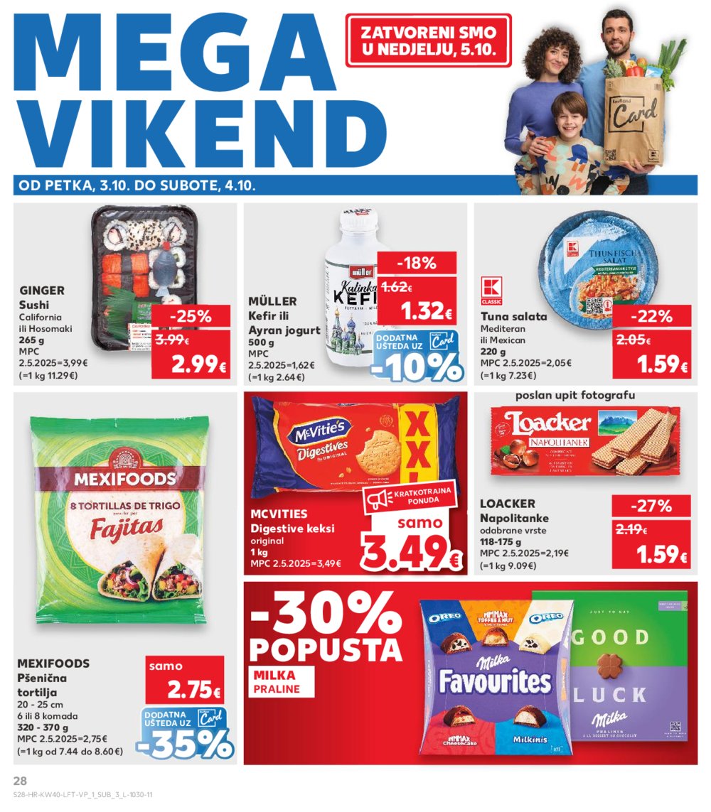 Kaufland katalog Akcija 01.10.-07.10.2025. Odabrane poslovnice